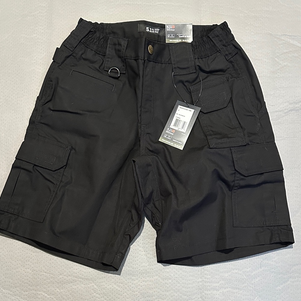 5.11 Tactical Women's Black Cargo Shorts